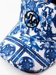 UTAA Sequence Baroque Graphic Tie Sun Visor : Women's Blue