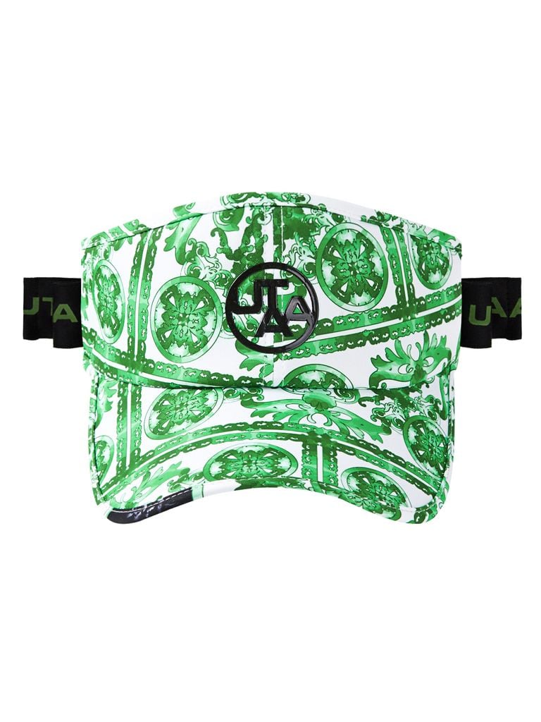 UTAA Sequence Baroque Graphic Tie Sun Visor : Women's Green
