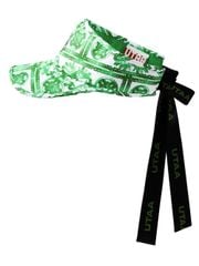 UTAA Sequence Baroque Graphic Tie Sun Visor : Women's Green