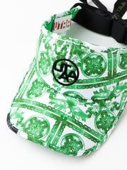 UTAA Sequence Baroque Graphic Tie Sun Visor : Women's Green