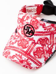 UTAA Sequence Baroque Graphic Tie Sun Visor : Women's Pink