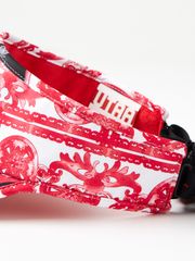 UTAA Sequence Baroque Graphic Tie Sun Visor : Women's Pink