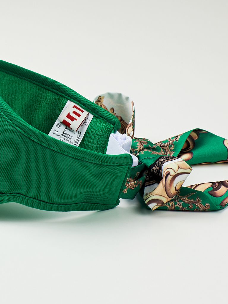 UTAA Olympus Neon Baroque Tie Visor : Green