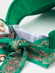 UTAA Olympus Neon Baroque Tie Visor : Green