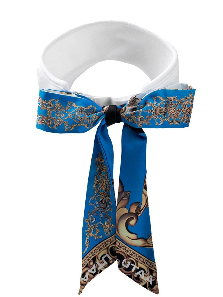 UTAA Olympus Neon Baroque Tie Visor : White