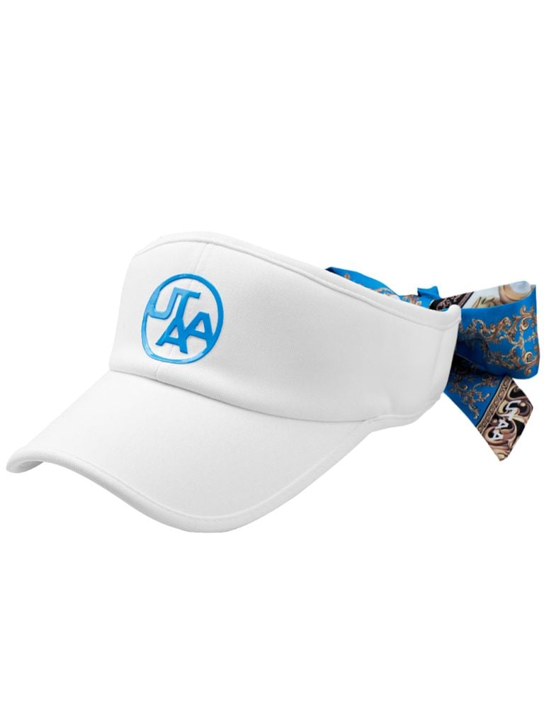 UTAA Olympus Neon Baroque Tie Visor : White