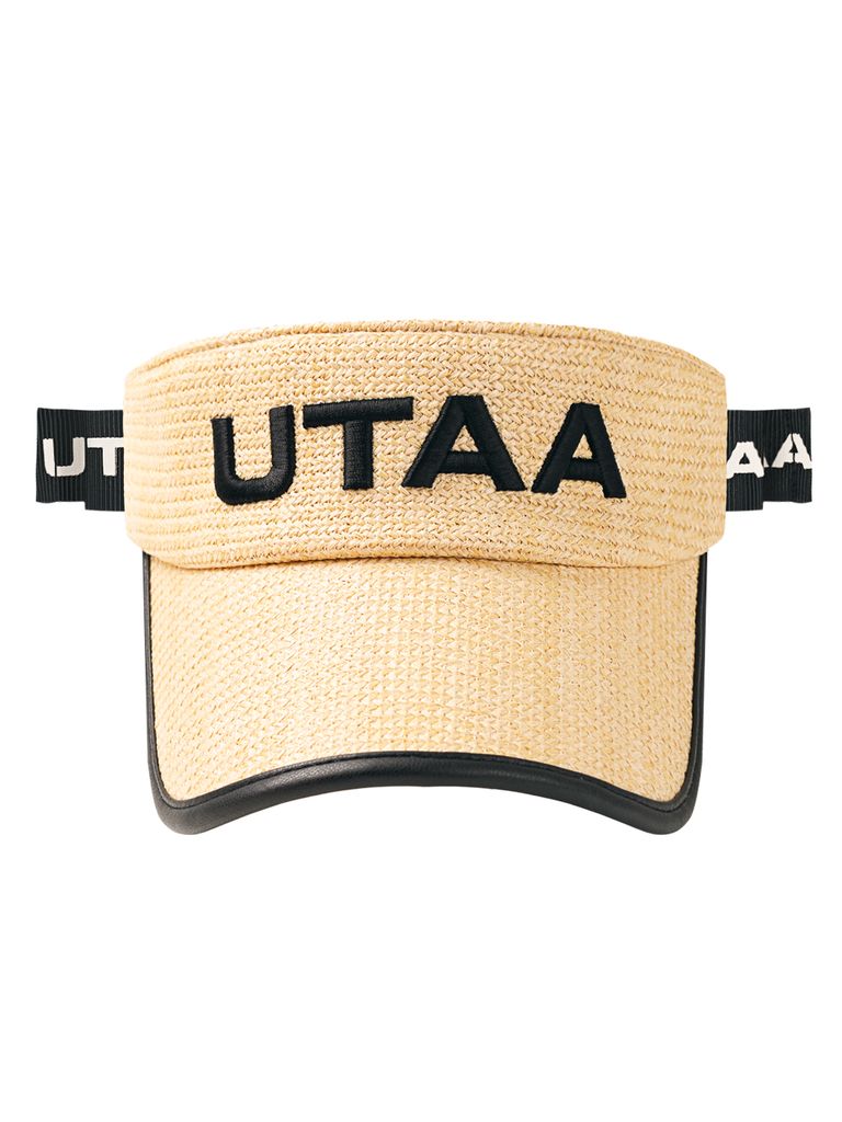 UTAA Summit Raffia Sun Visor : Beige