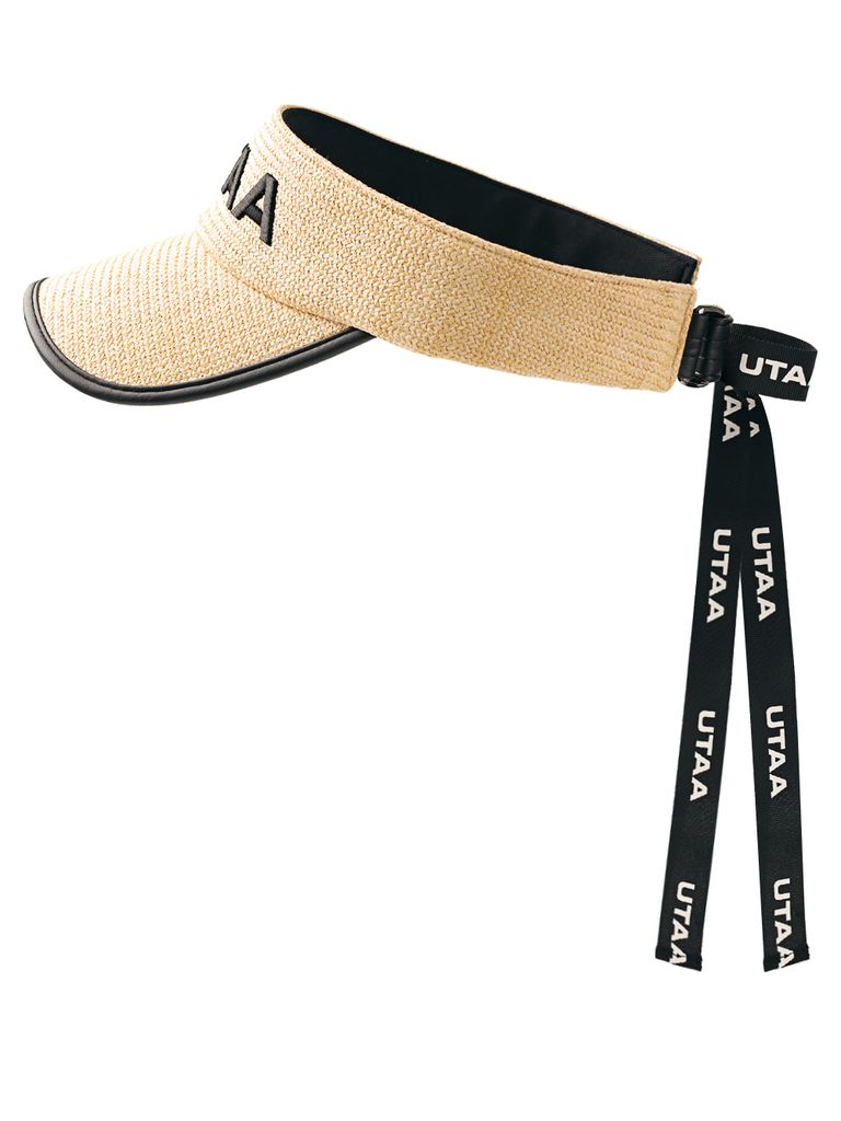 UTAA Summit Raffia Sun Visor : Beige