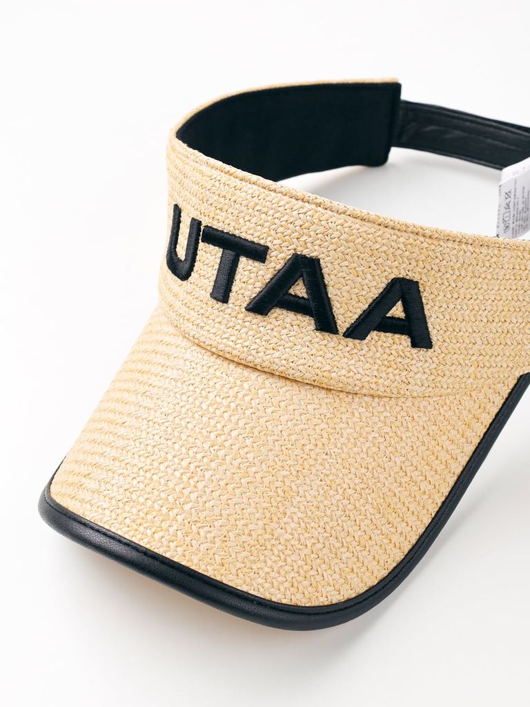 UTAA Summit Raffia Sun Visor : Beige