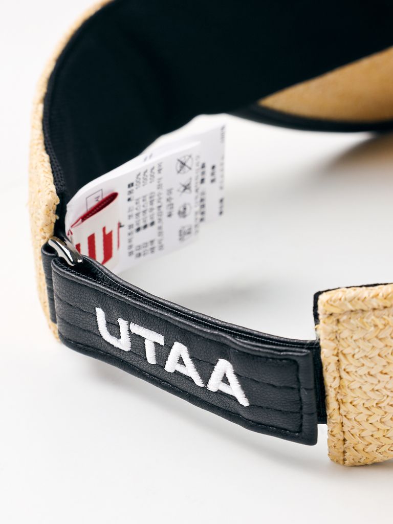 UTAA Summit Raffia Sun Visor : Beige