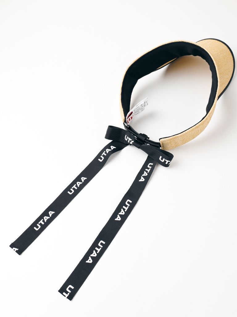 UTAA Summit Raffia Sun Visor : Beige