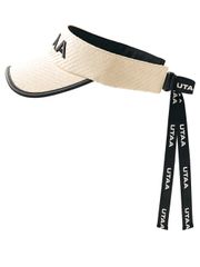 UTAA Summit Raffia Sun Visor : Ivory