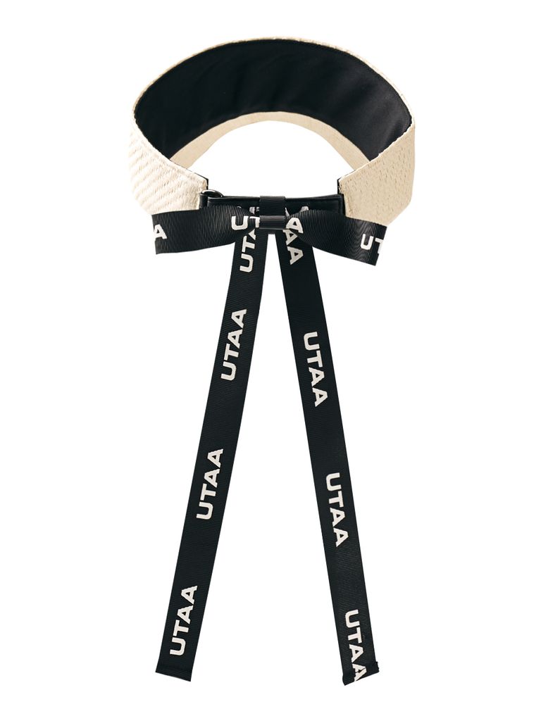 UTAA Summit Raffia Sun Visor : Ivory