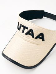 UTAA Summit Raffia Sun Visor : Ivory