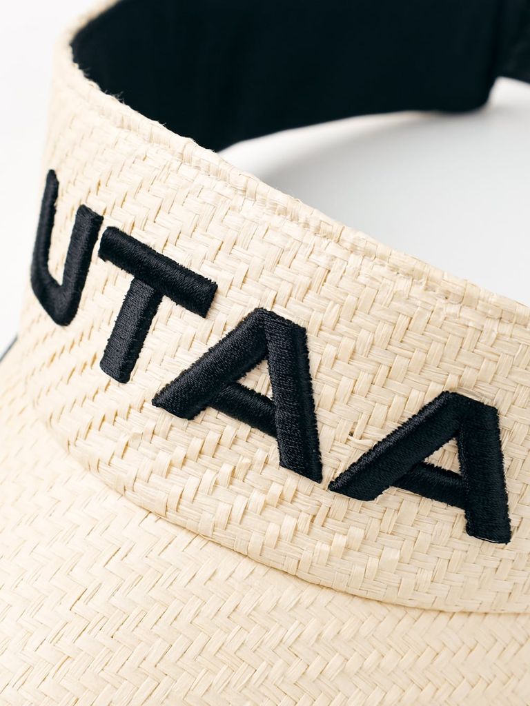 UTAA Summit Raffia Sun Visor : Ivory