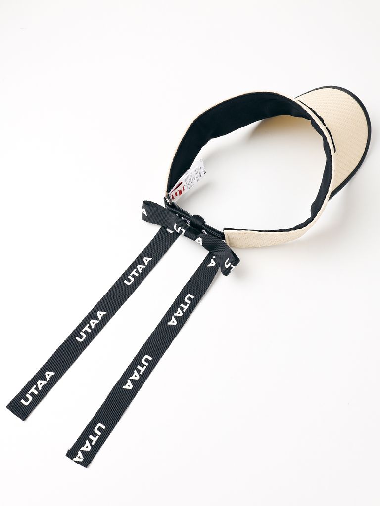 UTAA Summit Raffia Sun Visor : Ivory