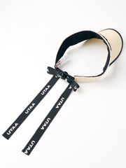 UTAA Summit Raffia Sun Visor : Ivory