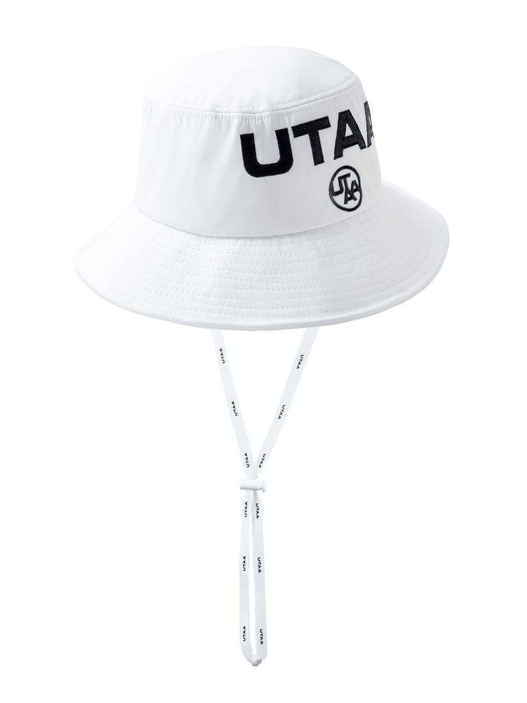 UTAA Basic Fit Logo Bucket Hat : White