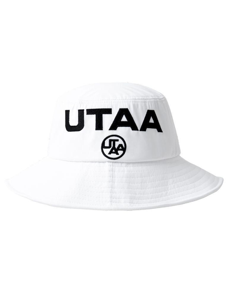 UTAA Basic Fit Logo Bucket Hat : White