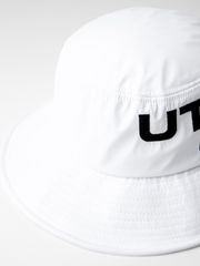 UTAA Basic Fit Logo Bucket Hat : White