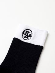 UTAA Symbol Color Socks : Women's Black