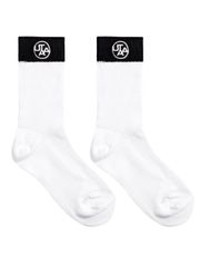 UTAA Symbol Color Socks : Women's White