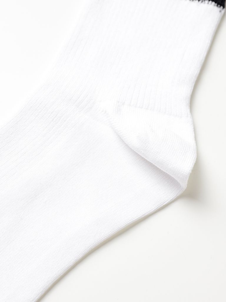 UTAA Symbol Color Socks : Women's White