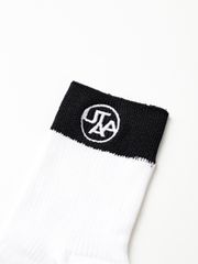 UTAA Symbol Color Socks : Women's White