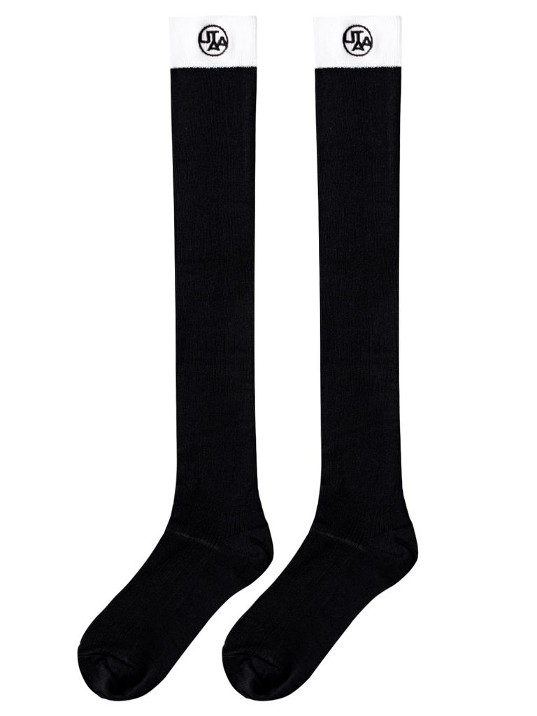 UTAA Symbol Color Knee Socks : Women's Black
