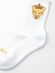 UTAA Crown Panther Basic Socks : Women's White