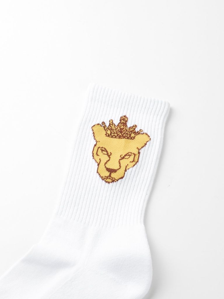 UTAA Crown Panther Basic Socks : Women's White