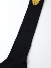 UTAA Crown Panther Basic Knee Socks : Women's Black