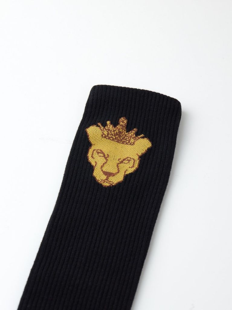 UTAA Crown Panther Basic Knee Socks : Women's Black