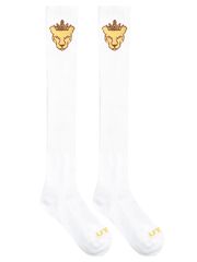 UTAA Crown Panther Basic Knee Socks : Women's White