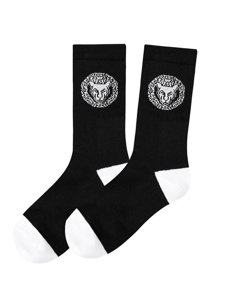 UTAA Scudo Ring Panther Mono Socks : Women's Black
