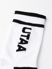 UTAA Head Logo Loop Basic Socks : Women's Black
