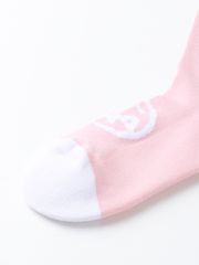 UTAA Head Logo Loop Basic Socks : Women's Light Pink