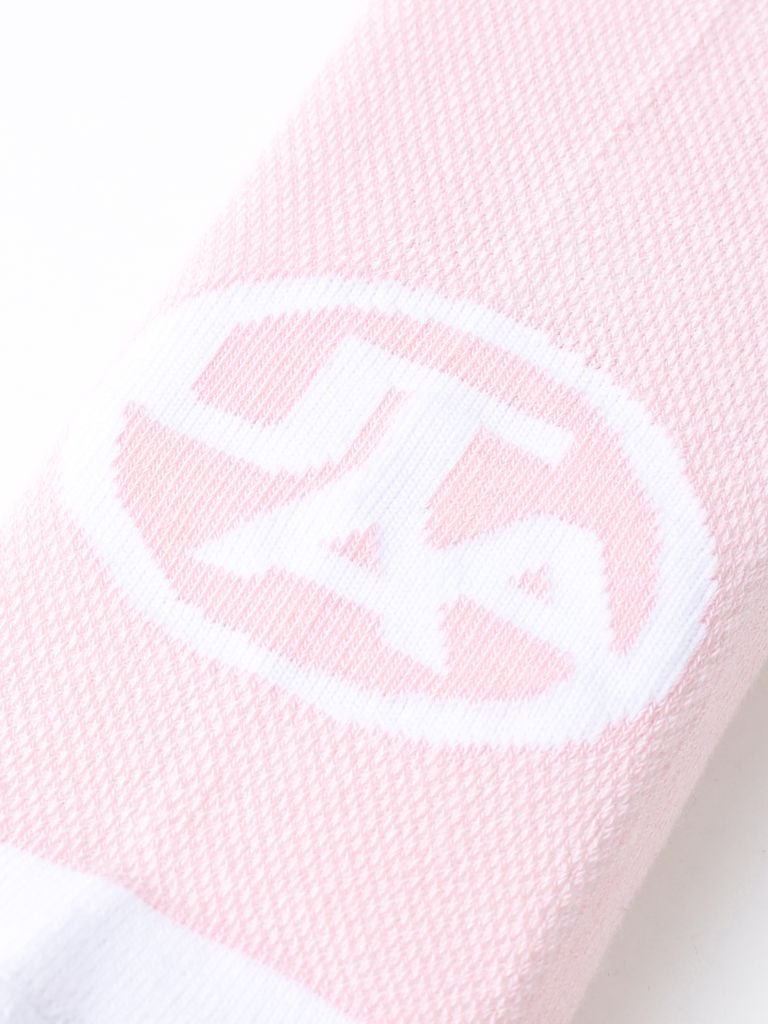 UTAA Head Logo Loop Basic Socks : Women's Light Pink