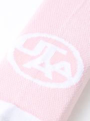 UTAA Head Logo Loop Basic Socks : Women's Light Pink