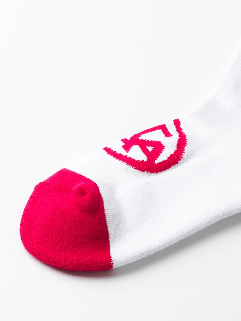 UTAA Head Logo Loop Basic Socks : Women's Pink
