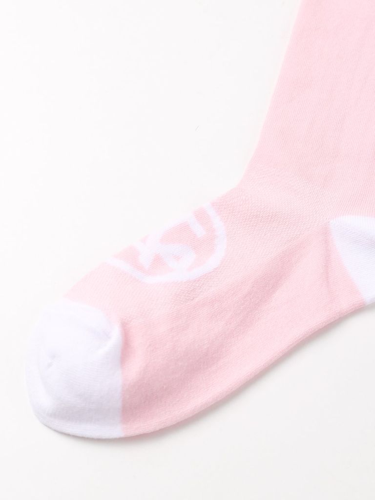 UTAA Head Logo Loop Stretch Knee Socks : Women's Light Pink