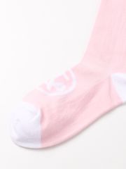 UTAA Head Logo Loop Stretch Knee Socks : Women's Light Pink
