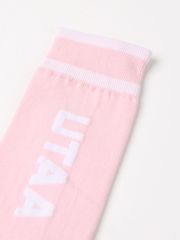 UTAA Head Logo Loop Stretch Knee Socks : Women's Light Pink