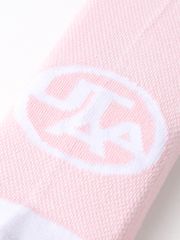 UTAA Head Logo Loop Stretch Knee Socks : Women's Light Pink