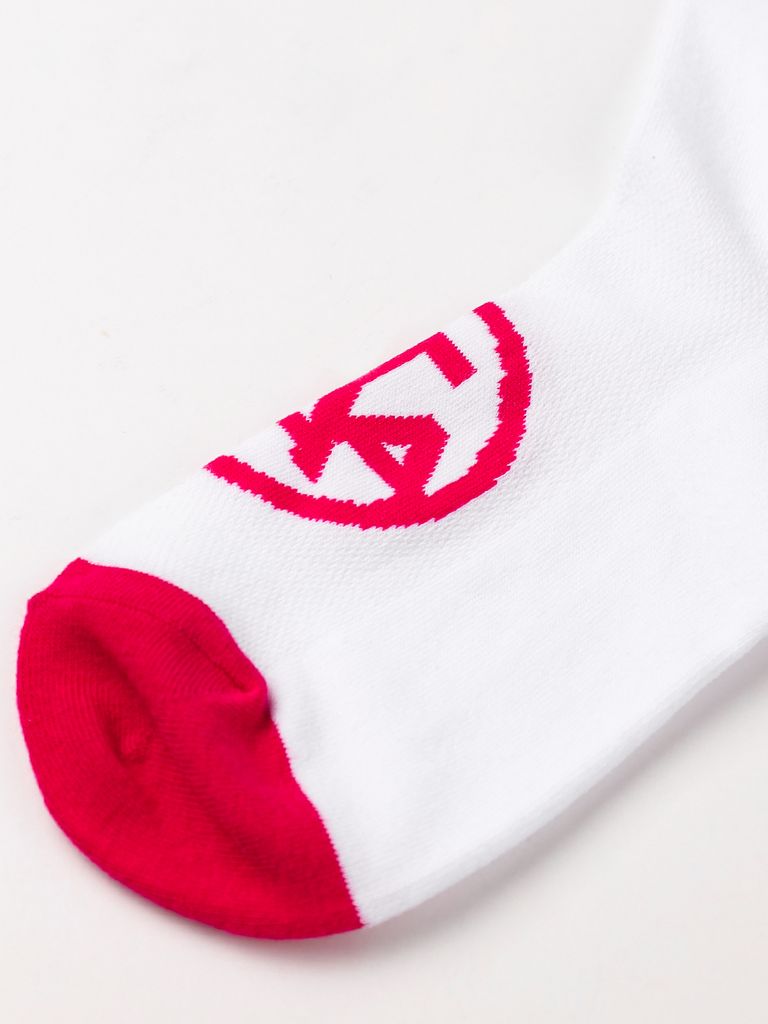 UTAA Head Logo Loop Stretch Knee Socks : Women's Pink