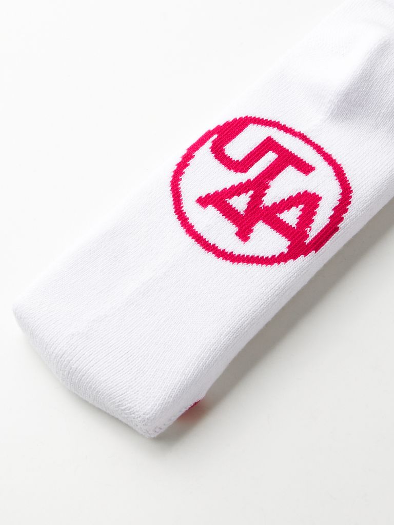 UTAA Logo Loop Stretch Basic Socks : Women's White