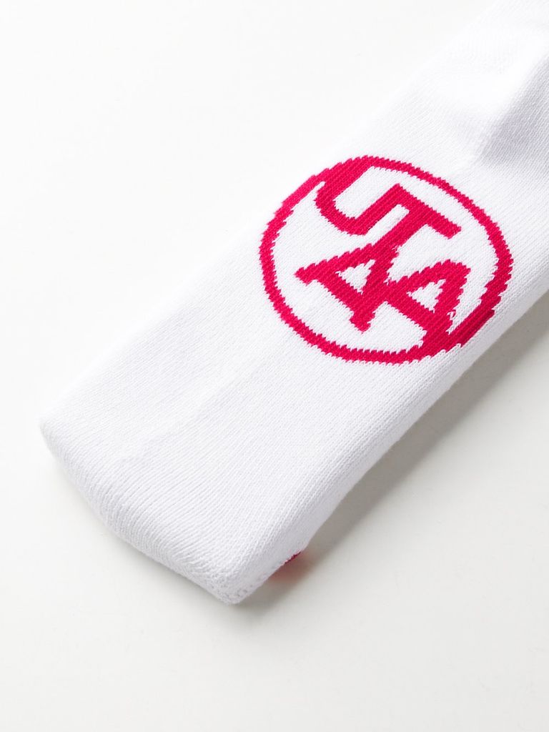 UTAA Logo Loop Stretch Knee Socks : Women's White