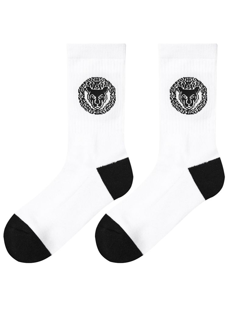 UTAA Scudo Ring Panther Mono Socks : Men's White