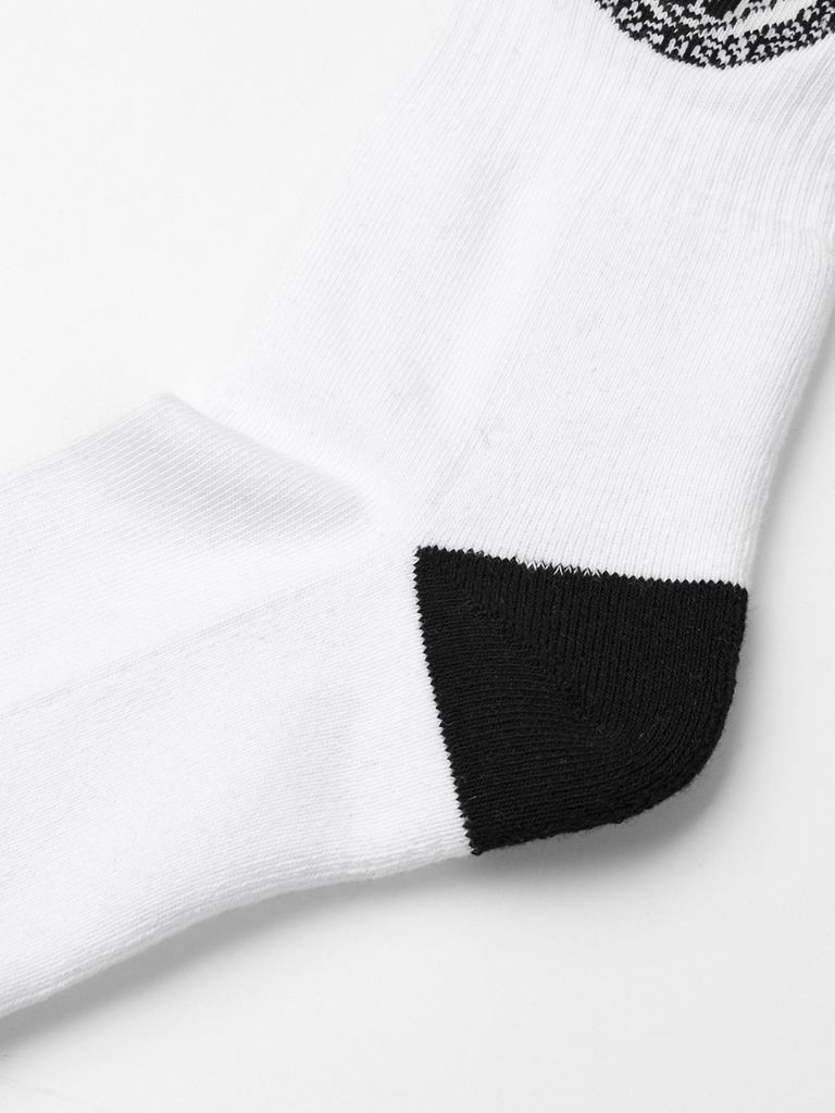 UTAA Scudo Ring Panther Mono Socks : Men's White