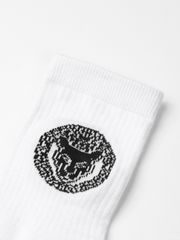 UTAA Scudo Ring Panther Mono Socks : Men's White